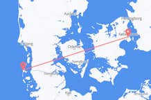 Vluchten van Westerland, Duitsland naar Kopenhagen, Denemarken