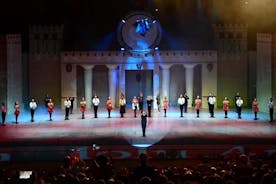 fogo do show de dança anatólia (show de dança troya)