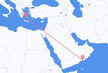 Flyreiser fra Salalah, Oman til Milos, Hellas