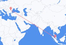 Vluchten van Kuala Lumpur, Maleisië naar Boekarest, Roemenië