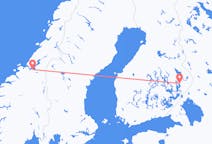 Flights from Joensuu, Finland to Trondheim, Norway