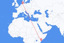 Flyreiser fra Lamu, Kenya til Bremen, Tyskland