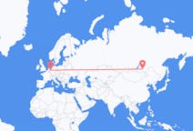 Flights from Chita, Russia to Düsseldorf, Germany