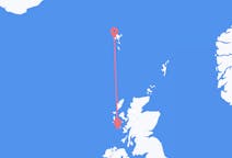 Flyg från Tiree, Skottland till Sørvágur, Färöarna