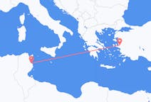 出发地 突尼斯出发地 莫纳斯提尔目的地 土耳其伊兹密尔的航班