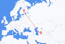 Flyrejser fra Asjkhabad, Turkmenistan til Savonlinna, Finland
