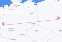 Flyg från Łódź, Polen till Köln, Tyskland