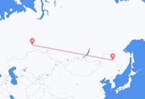 ตั๋วเครื่องบินจากเมืองBlagoveshchenskไปยังเมืองตูย์เมน