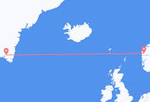 Flyreiser fra Førde, Norge til Narsarsuaq, Grønland