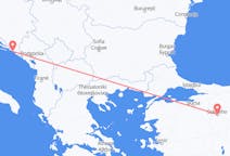 Vluchten van Dubrovnik, Kroatië naar Eskişehir, Turkije