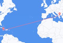 Flyreiser fra Kingston, Jamaica til Thessaloniki, Hellas