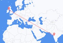 Flyreiser fra Shirdi, India til Belfast, Nord-Irland