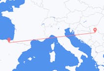 セルビアのベオグラードから、スペインのビトリア ガステイスまでのフライト