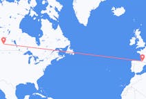 Flyg från Saskatoon, Kanada till Pau, Kanada