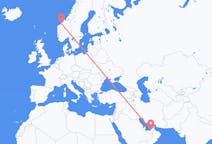 Flights from Abu Dhabi to Molde