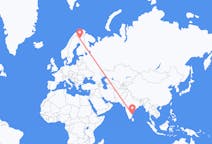 Flyrejser fra Chennai, Indien til Kittilä, Finland
