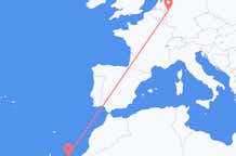 Flyreiser fra Ajuy, Spania til Duesseldorf, Tyskland