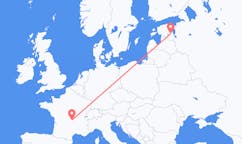 Flyg från Clermont-Ferrand till Tartu