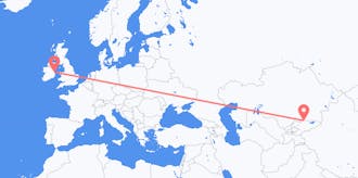 Flyrejser fra Kirgisistan til Irland