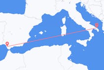 Flyreiser fra Brindisi, Italia til Jerez, Spania