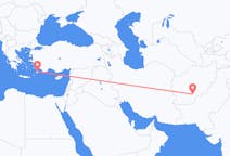 Flights from Kandahar, Afghanistan to Rhodes, Greece