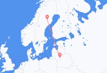 Vluchten van Lycksele, Zweden naar Vilnius, Litouwen