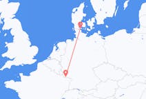 出发地 丹麦出发地 森纳堡目的地 德国萨尔布吕肯的航班