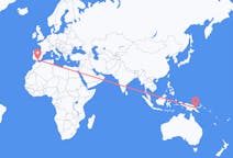 Flyreiser fra Lae, Papua Ny-Guinea til Malaga, Spania
