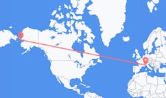 Flyreiser fra Nome, USA til Genova, Italia