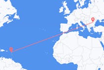 Flyreiser fra Antigua, Antigua og Barbuda til București, Romania