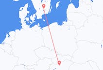 Flyg från budapest, Ungern till Växjö, Sverige