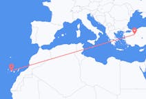 Flights from Eskişehir, Turkey to Tenerife, Spain