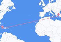 出发地 牙买加出发地 金斯顿目的地 希腊伊卡利亚岛的航班