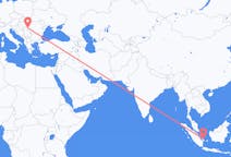 Flyrejser fra Pangkal Pinang, Indonesien til Timișoara, Rumænien