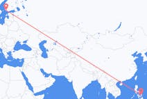 เที่ยวบิน จาก ตักโลบัน, ฟิลิปปินส์ ไปยัง ตุรกุ, ฟินแลนด์