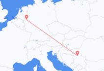 Lennot Düsseldorfista Belgradiin