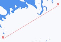 Fly fra Norilsk til Moskva