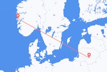 Flights from from Bergen to Kaunas