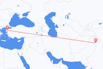 出发地 印度斯利那加目的地 土耳其埃德雷米特的航班