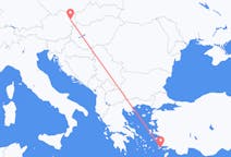 Flyreiser fra Kos, Hellas til Wien, Østerrike