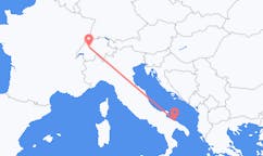 出发地 瑞士伯尔尼目的地 意大利巴里的航班