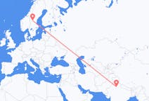 Flights from New Delhi, India to Sveg, Sweden
