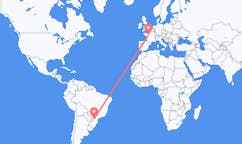 브라질 구아라푸아바에서 출발해 프랑스 투어에(으)로 가는 항공편
