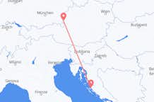 Flights from Zadar to Salzburg