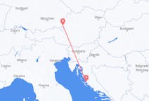 Flights from Zadar in Croatia to Salzburg in Austria