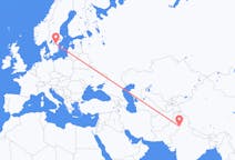 Flyrejser fra Lahore, Pakistan til Linköping, Sverige