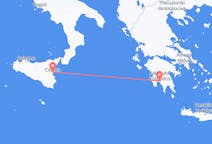 Flights from Kalamata, Greece to Catania, Italy