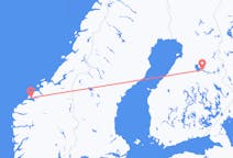 Fly fra Molde til Kajana