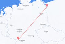 Flyrejser fra Stettin, Polen til Karlsruhe, Tyskland