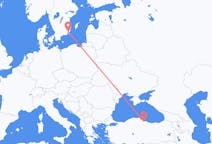 Flights from Samsun, Turkey to Kalmar, Sweden